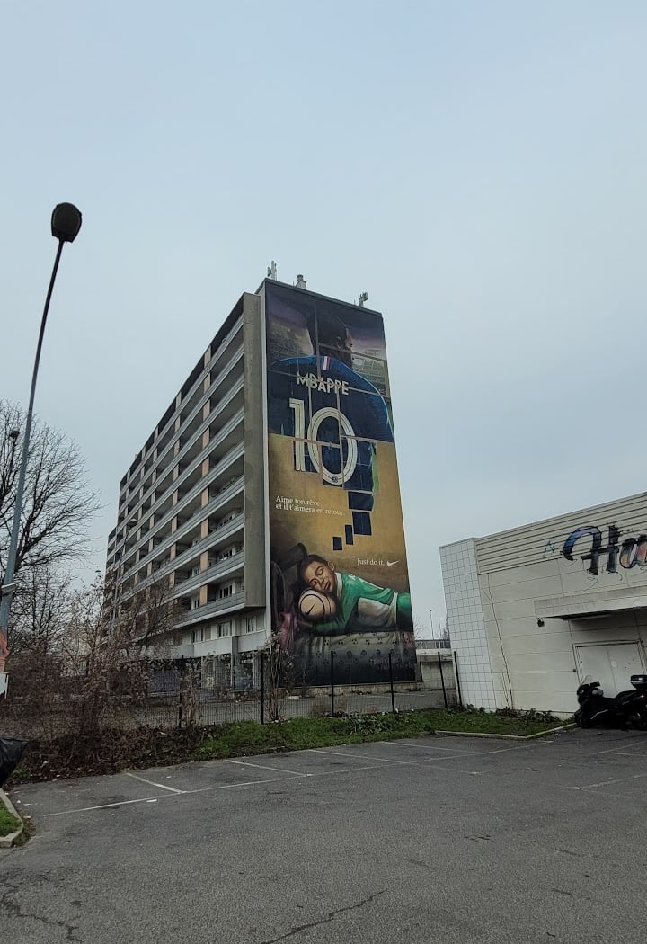 Street Art Graffiti Fresque MBAPPE Kylian 3